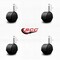 Service Caster 2'' Floor Safe Black Hooded Twin Wheel Caster Grip Ring Stem , 4PK SCC-GR02S50D-NYU-FB-716X1716-4 - alternate 4